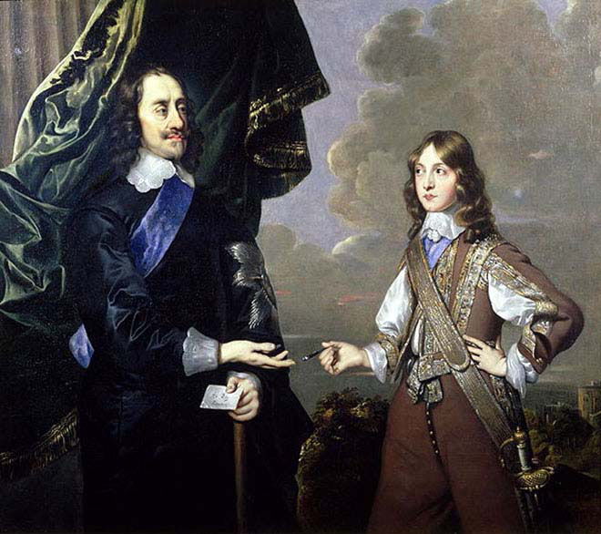 Charles The First with James Duke of York